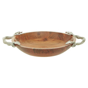 Vine Acacia Wood Bowl