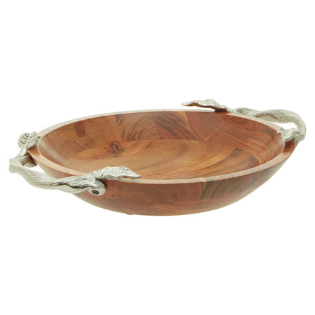 Vine Acacia Wood Bowl