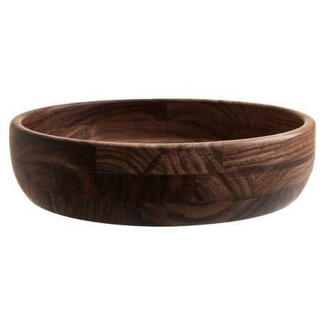 Kora Small Sheesham Wood Shallow Salad Bowl