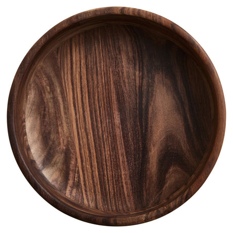 Kora Small Sheesham Wood Shallow Salad Bowl