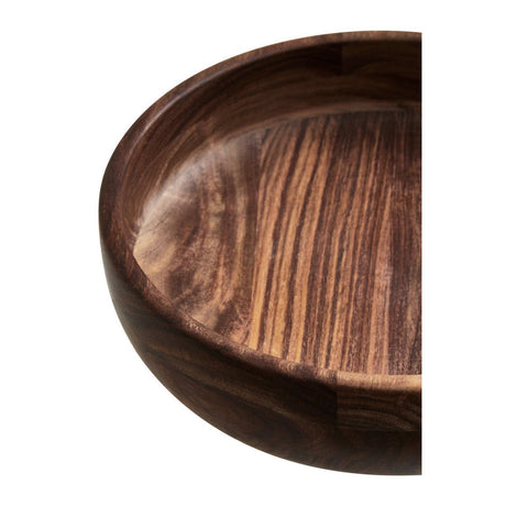 Kora Small Sheesham Wood Shallow Salad Bowl
