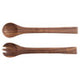 Rosi Sheesham Wood Spoon And Fork Salad Servers