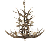 Grand Lodge Antler Chandelier, Majestic 12 Light