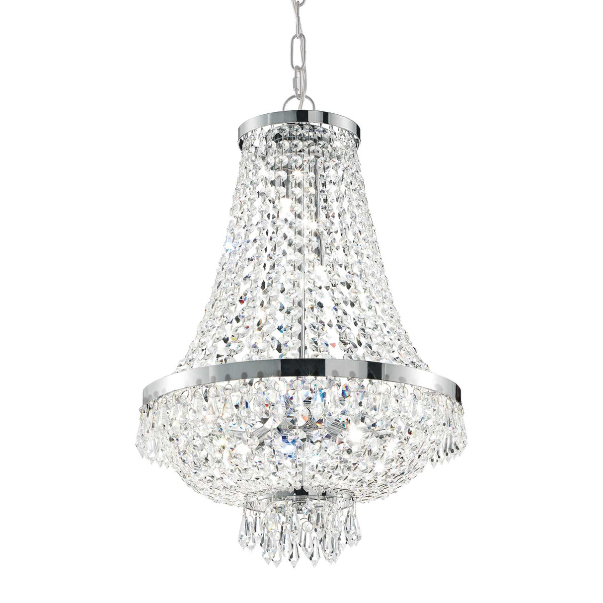 Caesar Gold 12-Light Pendant Chandelier