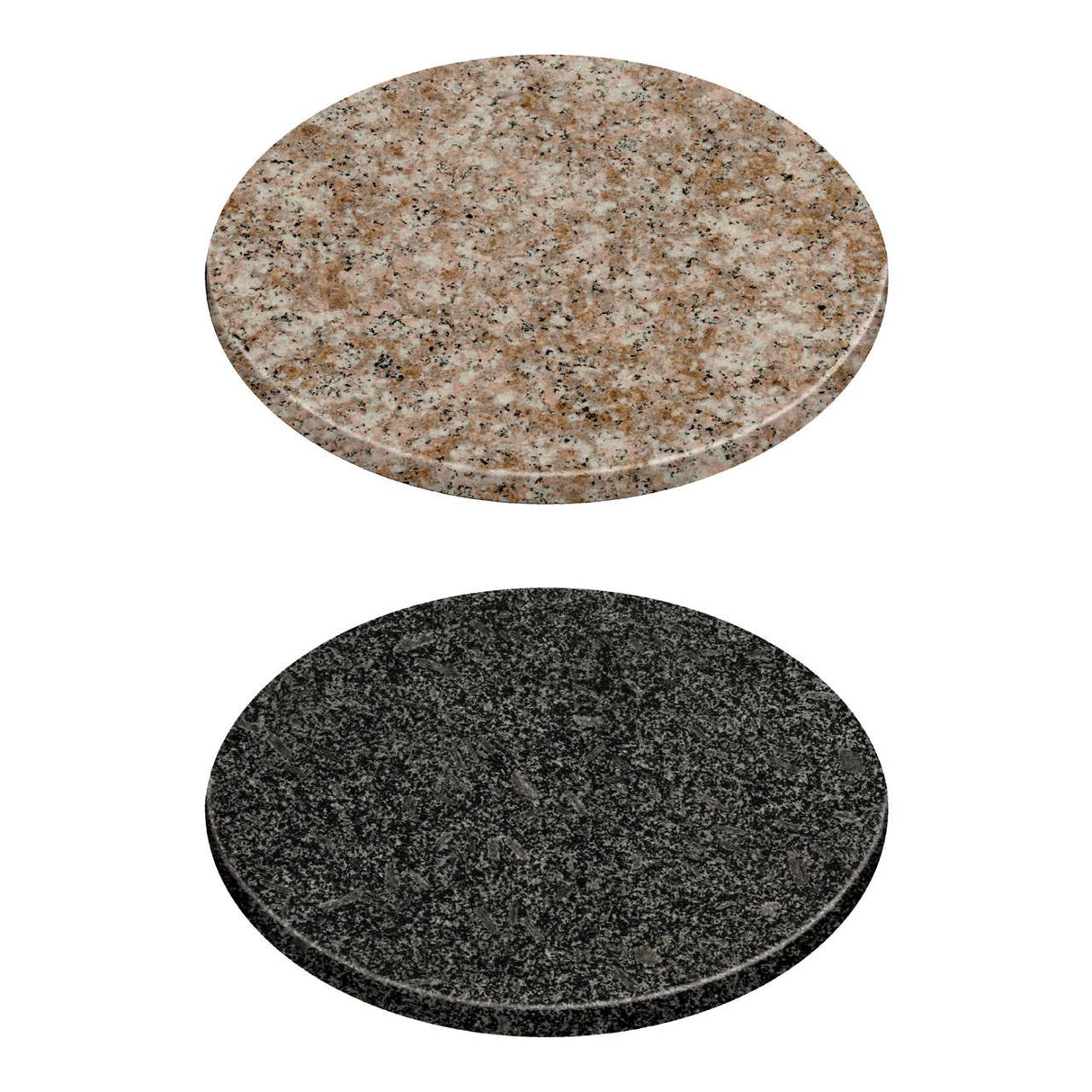 Black Speckled Granite Round Chopping Board