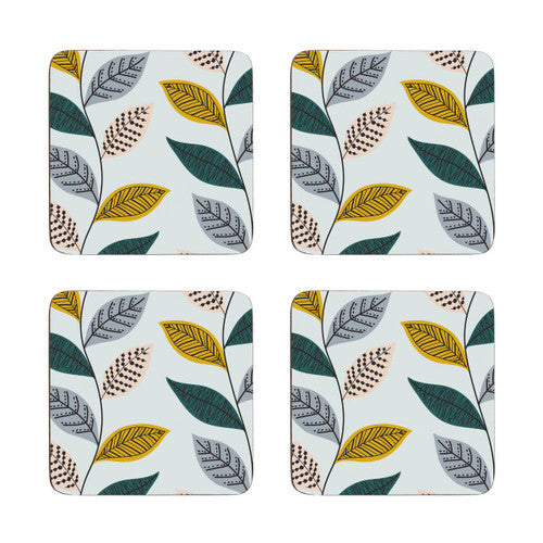 Set Of Four Fern Coasters
