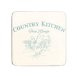 Country Kitchen Coasters Cork - Set Of 4