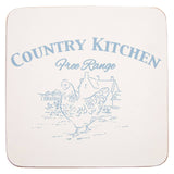 Country Kitchen Coasters Cork - Set Of 4