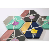 Geome Dipped Jade And Silver Placements