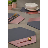 Geome Dipped Grey And Rose Gold Placements