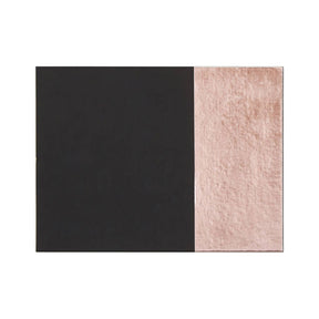 Geome Dipped Black And Rose Gold Placemats