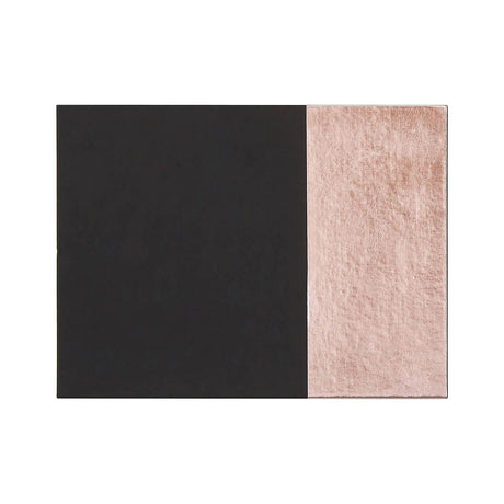 Geome Dipped Black And Rose Gold Placemats