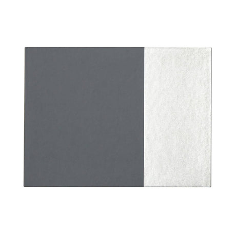 Geome Dipped Grey And Silver Placemats