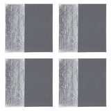 Modern Grey and Silver Geometric Coasters