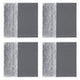 Modern Grey and Silver Geometric Coasters