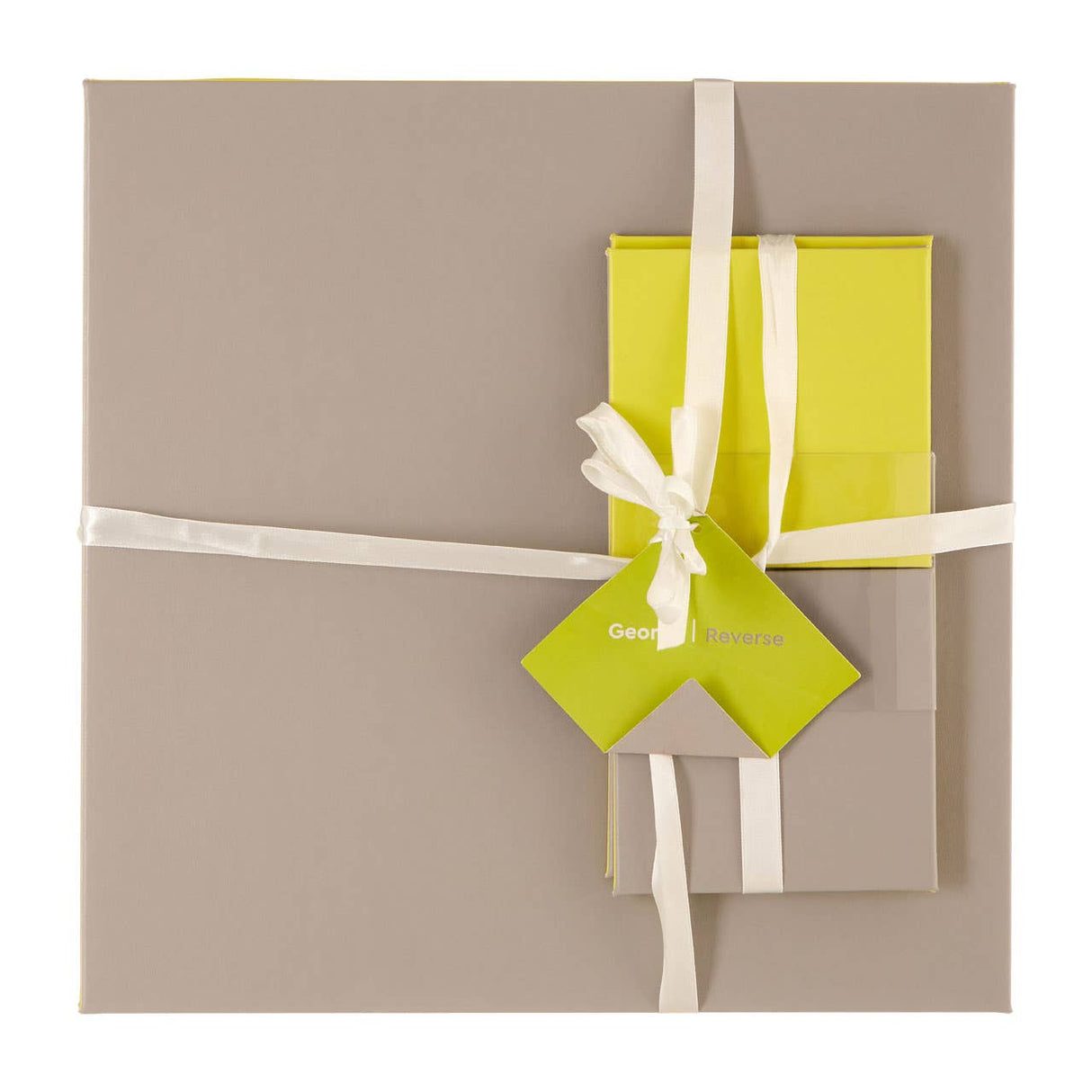 Geome Reverse Grey And Green - Set Of 4