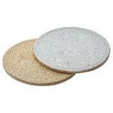 Reversible Gold And Silver Glitter Coasters