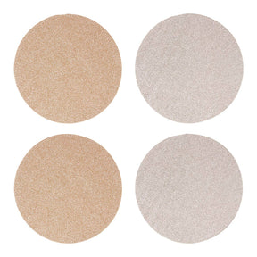 Reversible Gold And Silver Glitter Placemats