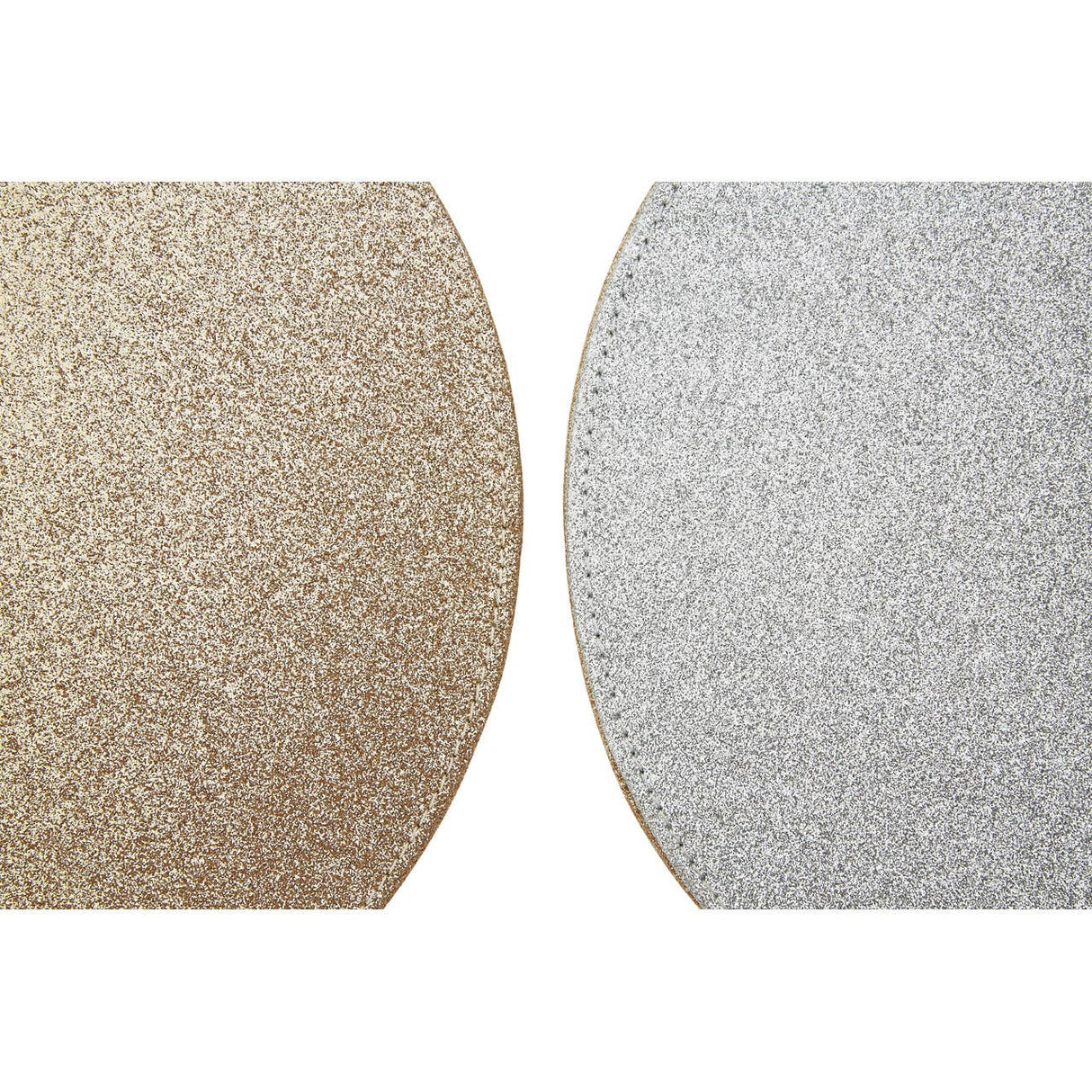 Reversible Gold And Silver Glitter Placemats