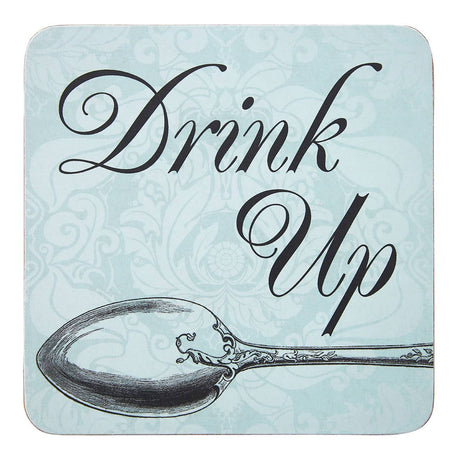 Let'S Eat Cork Coasters - Set Of 4