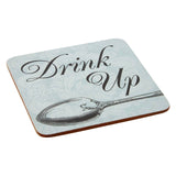 Let'S Eat Cork Coasters - Set Of 4