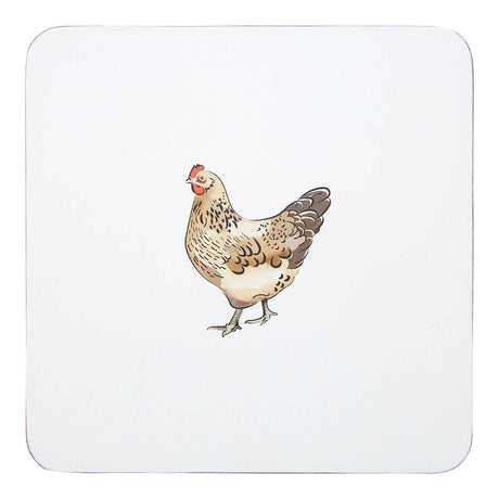 Mrs Henderson Cork Coasters - Set Of 4