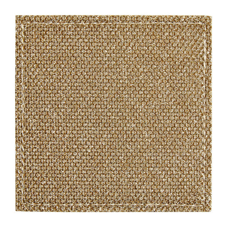 Set Of 4 Gold Glitter Placemats