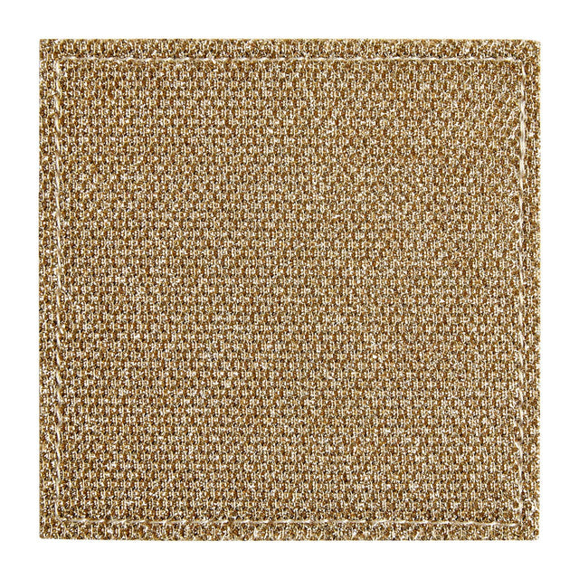 Set Of 4 Gold Glitter Placemats