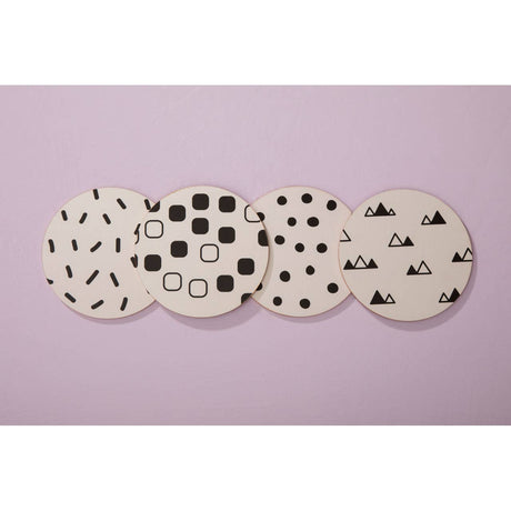 Mimo Set Of 4 Eclectic All Sorts Coasters