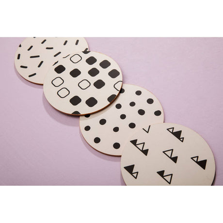 Mimo Set Of 4 Eclectic All Sorts Coasters
