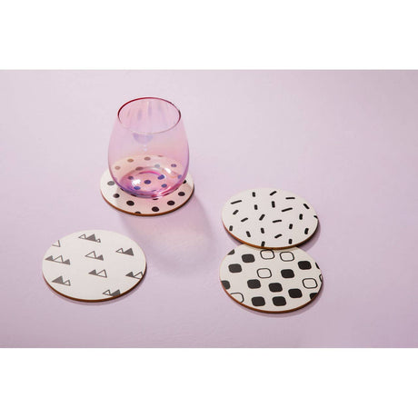 Mimo Set Of 4 Eclectic All Sorts Coasters