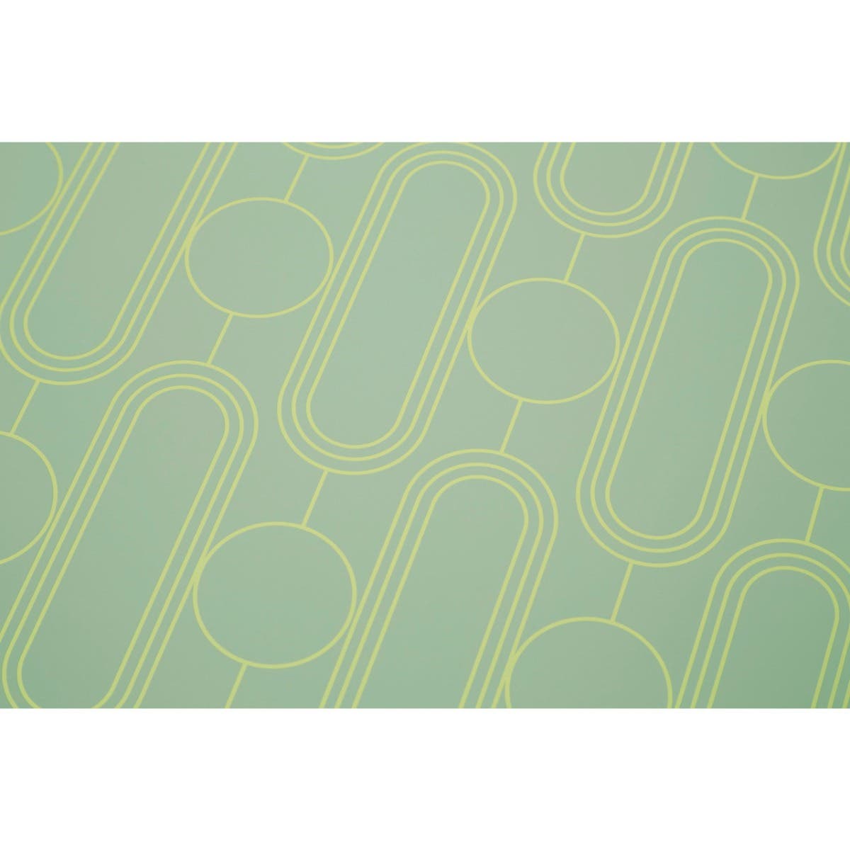 Frosted Deco Set Of 4 Green Placemats