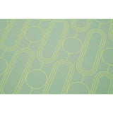 Frosted Deco Set Of 4 Green Placemats