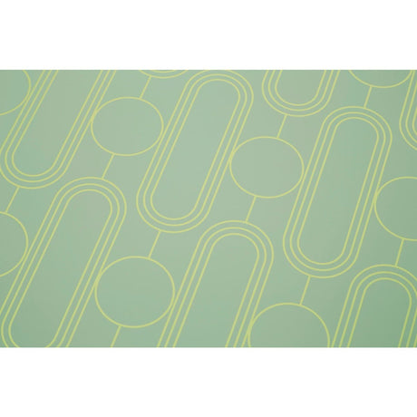 Frosted Deco Set Of 4 Green Placemats