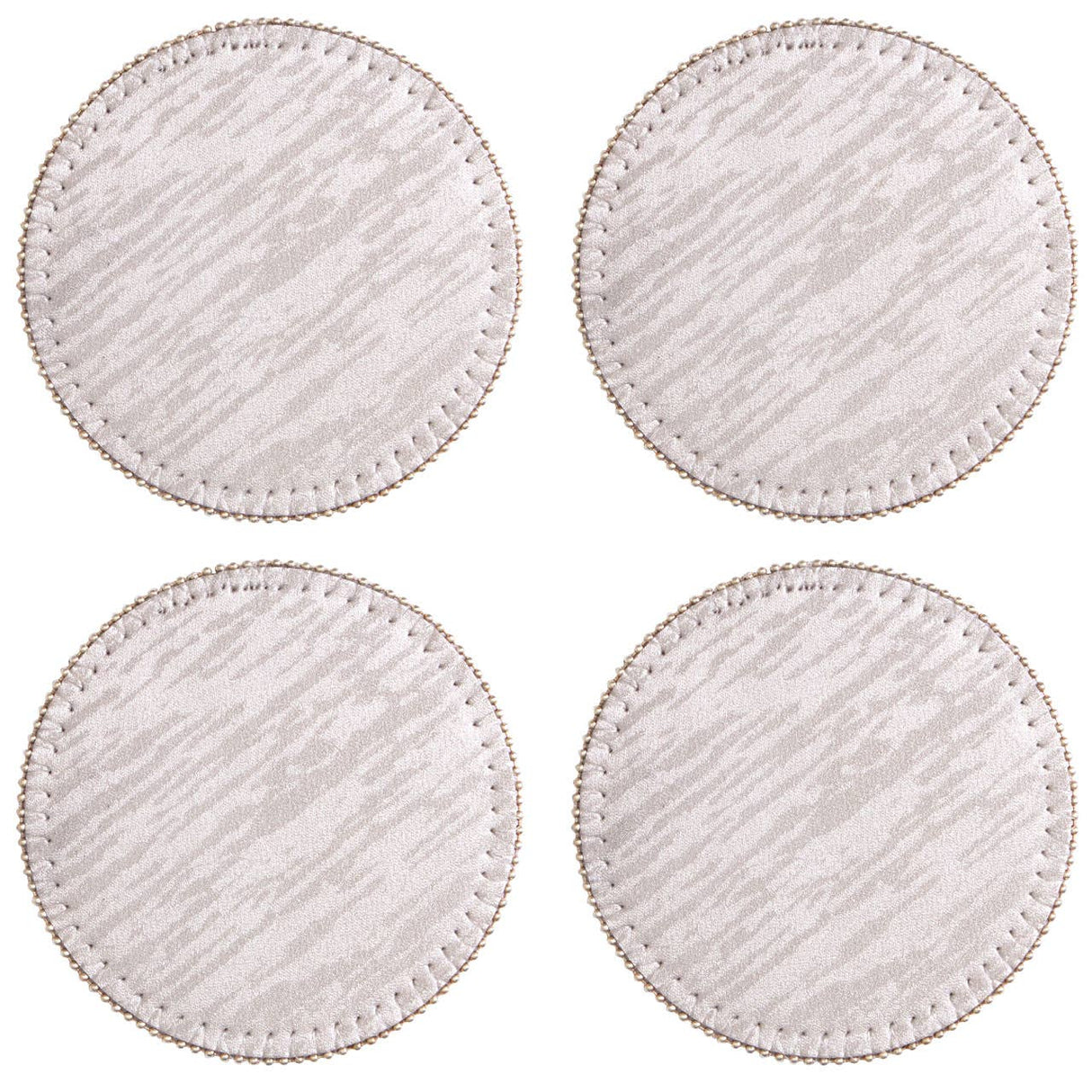 Knightsbridge Set Of 4 Round Coasters