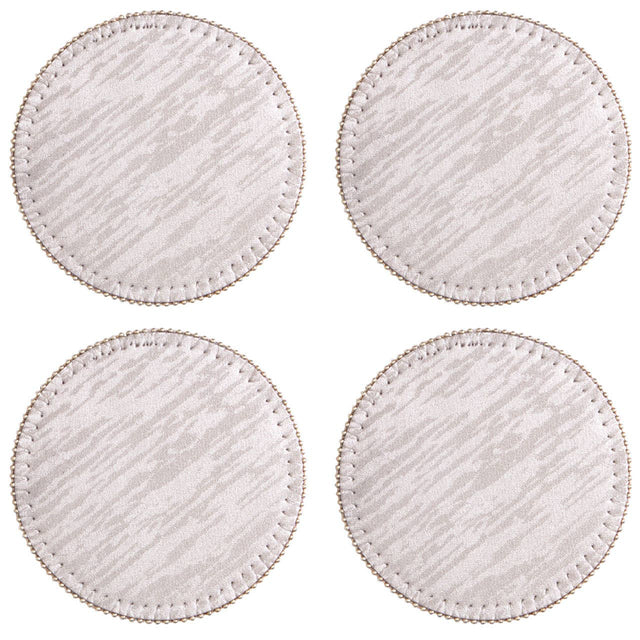 Knightsbridge Set Of 4 Round Coasters
