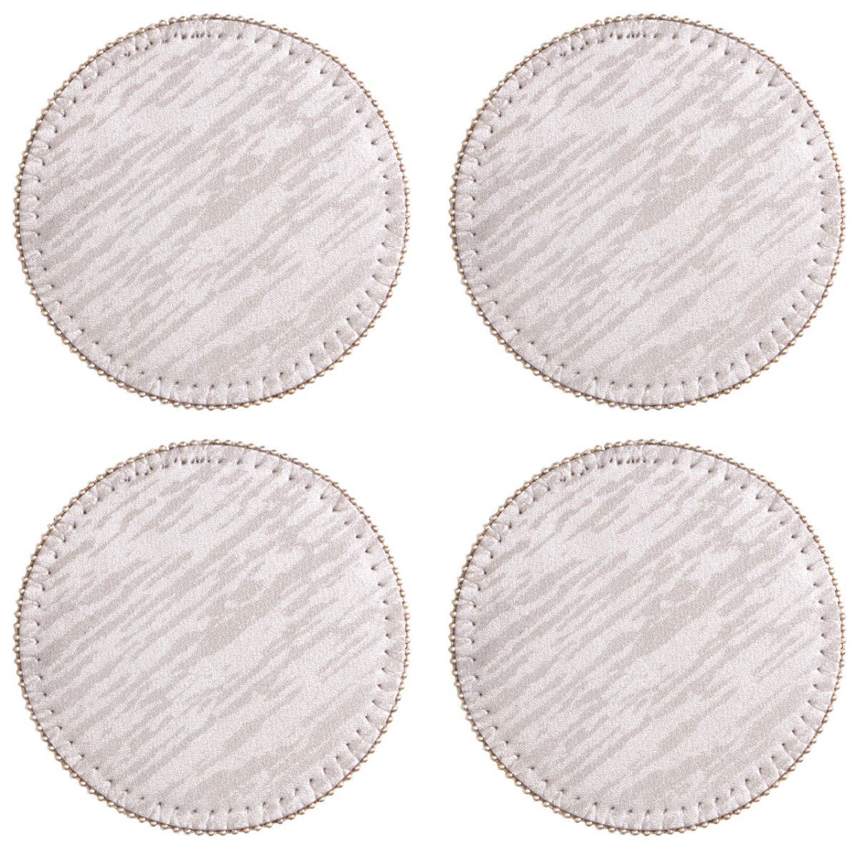 Knightsbridge Set Of 4 Round Coasters