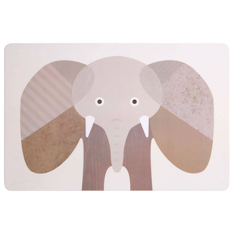 Set Of 2 Elephant Placemat And Coaster