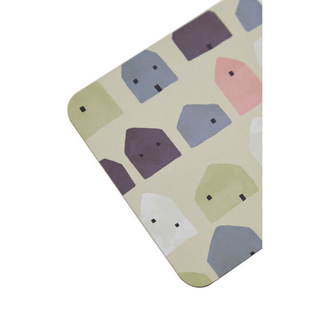 4Pc Square Wild Cottage Coasters