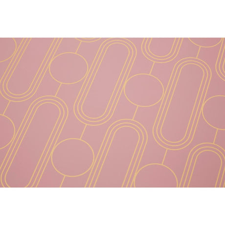 4Pc Frosted Deco Pink Placemats