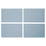4Pc Frosted Deco Blue Placemats