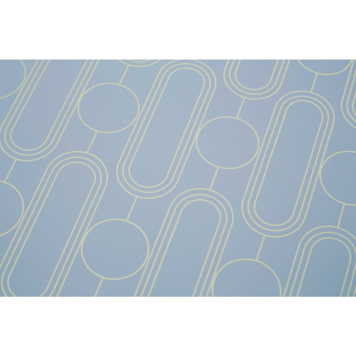 4Pc Frosted Deco Blue Placemats