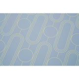 4Pc Frosted Deco Blue Placemats