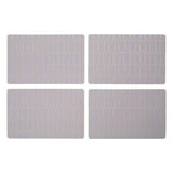 Frosted Deco Set of 4 Lilac Placemats