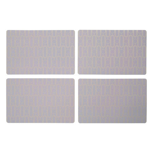 Frosted Deco Set of 4 Lilac Placemats