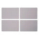 Frosted Deco Set of 4 Lilac Placemats