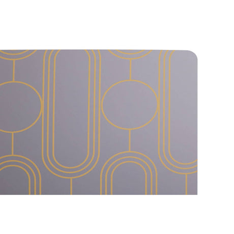 4Pc Frosted Deco Purple Coasters