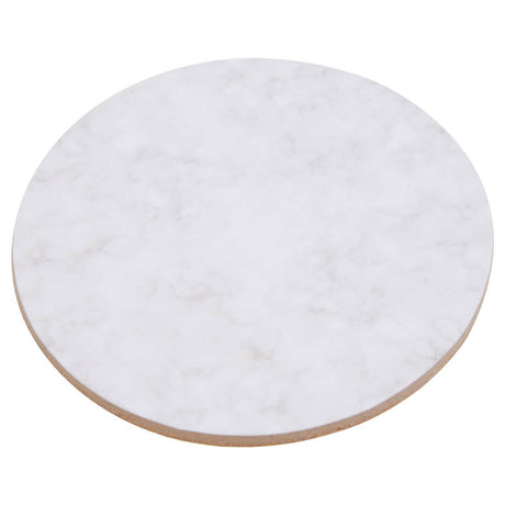 Dia 6Pc Marble Effect Assorted Cork Coasters
