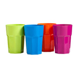 Assorted Plastic Tumblers Set Of 4 - 440Ml