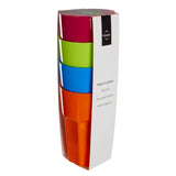 Assorted Plastic Tumblers Set Of 4 - 440Ml